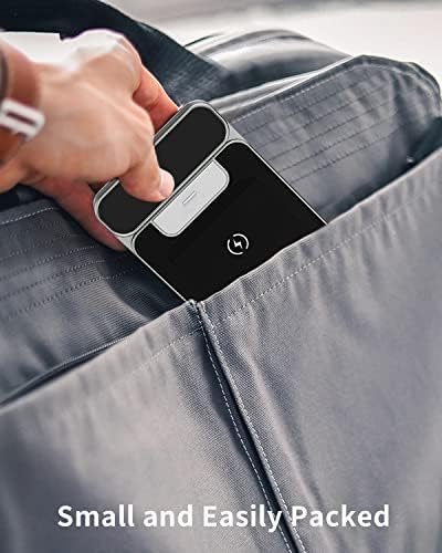 Wireless Charger, 15W Fast Qi Wireless Charging Station for Apple iPhone Samsung, Portable Foldable Android Wireless Cell Phone Charger Stand with Alarm Clock for Multiple Devices Travel - Image 7